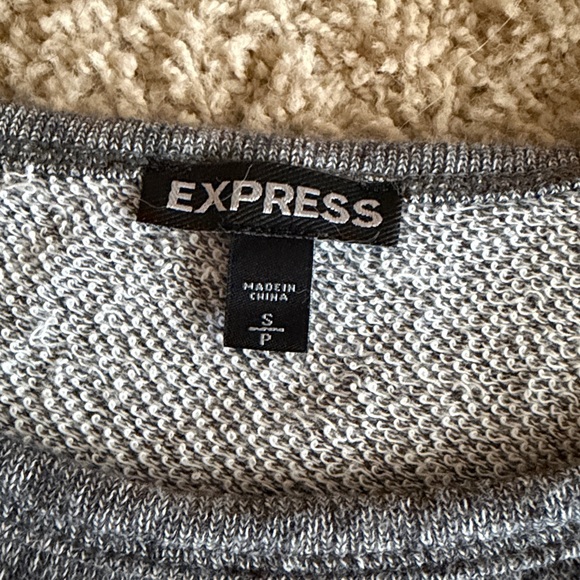 Express Gray sweatshirt - Picture 3 of 4